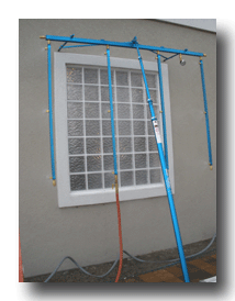 glass block window